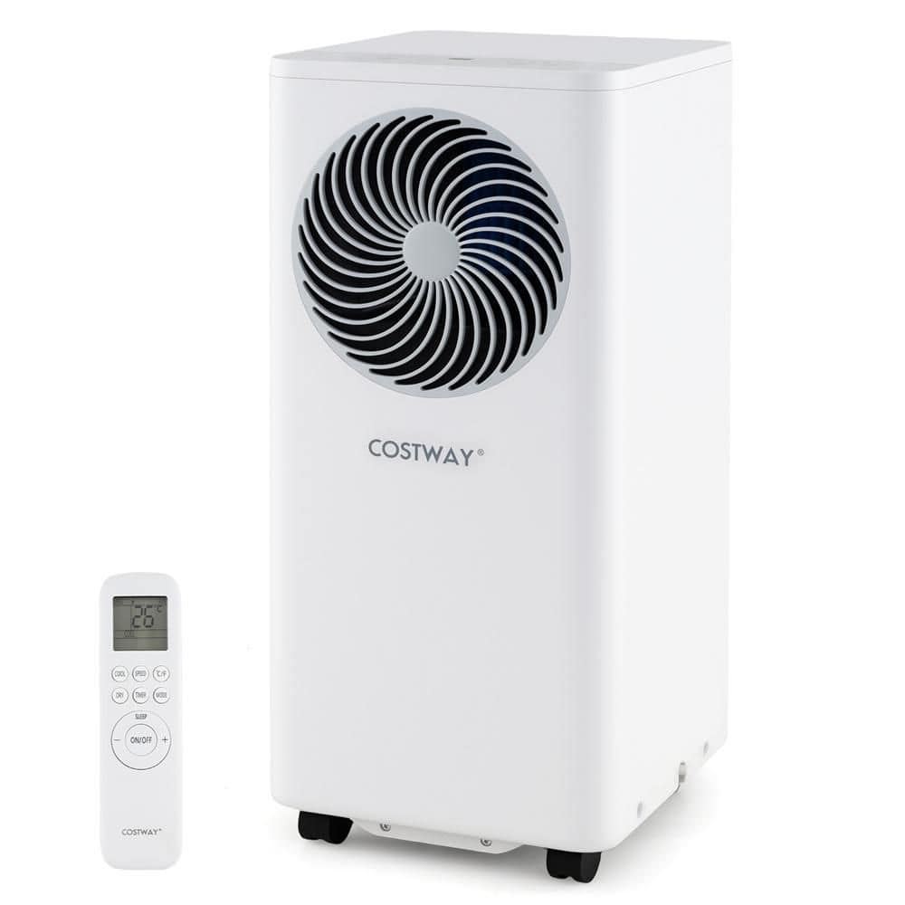 5000 BTU(DOE) Portable Air Conditioner Cools 350 sq. ft. with Dehumidifier with Remote in White price history on PriceWatchPro
