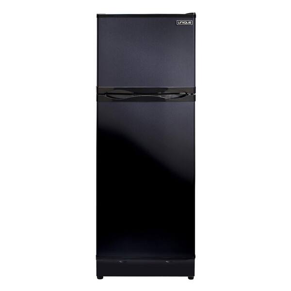 Unique 8 Cu Ft Propane Top Freezer Refrigerator Dual Power In Black Propane 110 Volt Ugp 8c Sm B The Home Depot
