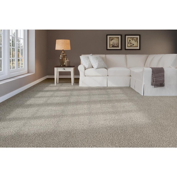Home Decorators Collection Trendy Threads II - Color Groovy Indoor Texture Gray Carpet-H0104-605-1200 - The Home Depot