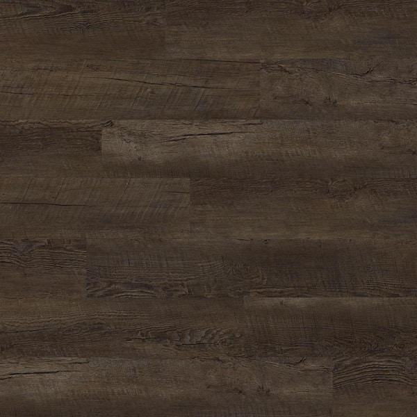 Lifeproof Dark Oak 12 MIL x 8.7 in. W x 59 in. L Click Lock Waterproof Luxury Vinyl Plank Flooring (21.5 sqft/case)