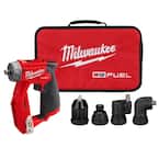 M12 FUEL 12-Volt Lithium-Ion Brushless Cordless 4-in-1 Installation 3/8 in. Drill Driver with 4 Tool Head (Tool-Only)