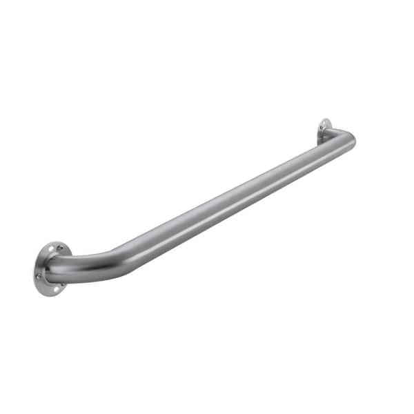 Glacier Bay 42 in. x 1-1/2 in. Exposed Screw ADA Compliant Grab Bar in Brushed Stainless Steel