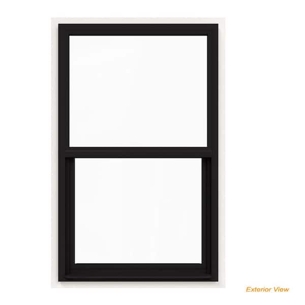 JELD-WEN 30 in. x 48 in. V-4500 Series Black Exterior/White
