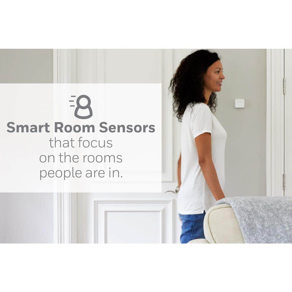 White Wi-Fi Smart Thermostat with Touchscreen Display