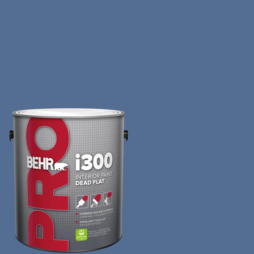 1 gal. #M530-6 Charter Blue Dead Flat Interior Paint price history on PriceWatchPro