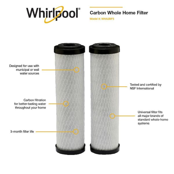 Whirlpool Standard Capacity Carbon Whole Home Water Filters (2