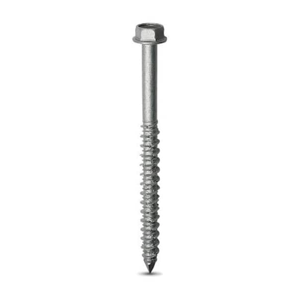 Simpson Strong-Tie 1/4 x 2-1/4 in. Flat Head Titen Stainless Steel Concrete and Masonry Screws (100-Pack)