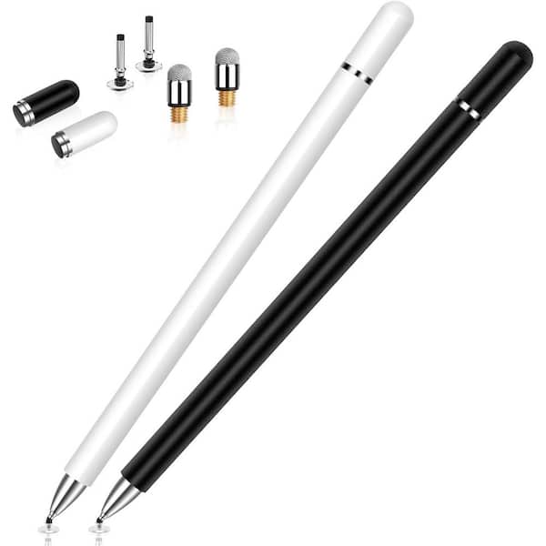 2-Pack High Sensitivity and Precision Magnetic Disc Stylus Pens for iPad/iPhone/Android Touch Screen Devices