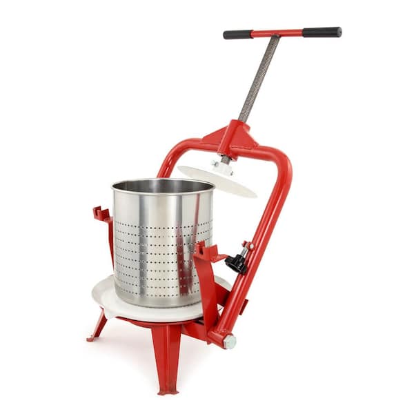 The Sausage Maker 3.7 Gal. Stainless Steel Red Fruit and Wine Press