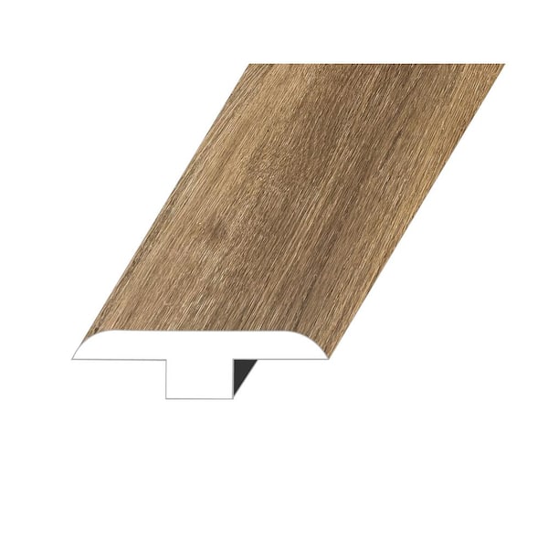 null Paragon Kira Walnut 0.5 in. Thick x 1.8 in. W x 94.5 in. L SPC Vinyl T-Molding