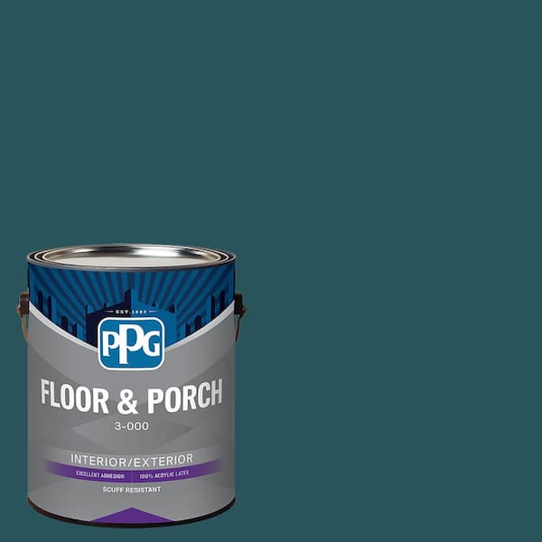 1 gal. PPG1148-7 Deep Emerald Satin Interior/Exterior Floor and Porch Paint
