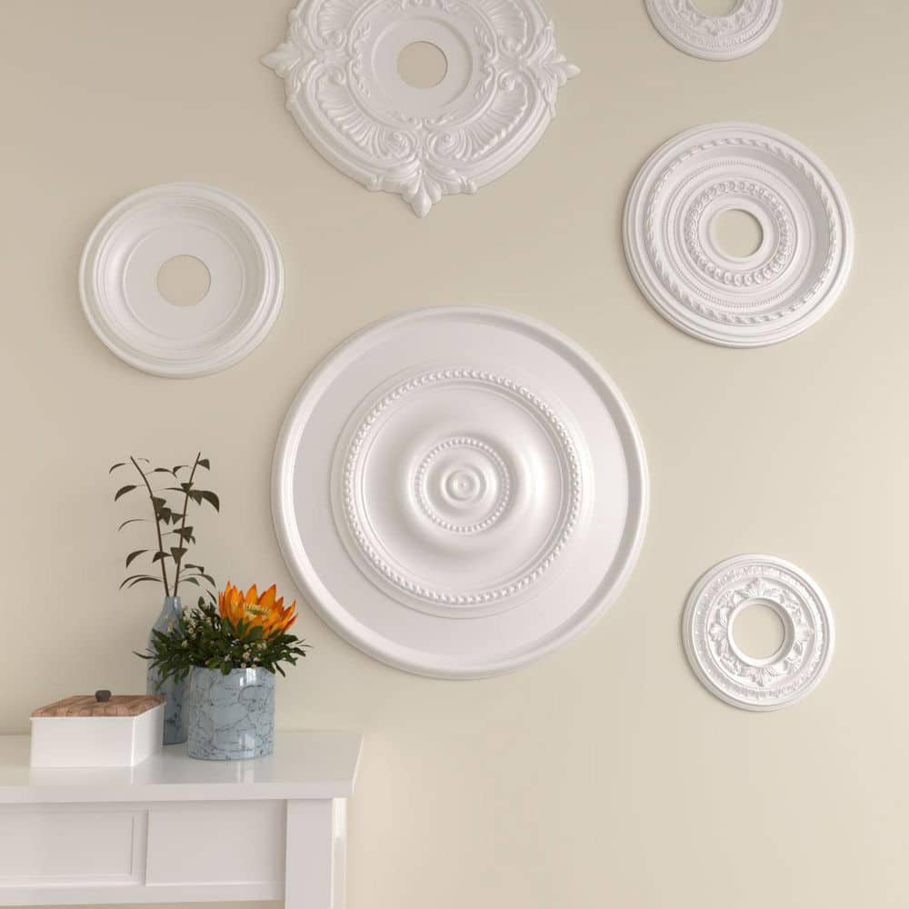 Reece 24" Primed Traditional Ceiling Medallion