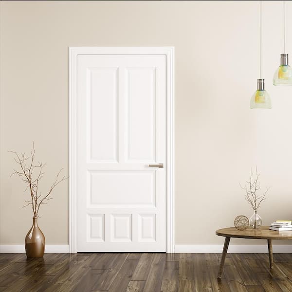 458 11/16 in. x 4 5/8 in. x 96 in. Finished MDF White Jamb Moulding (1-Piece − 8 Total Linear Feet)