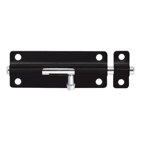 TOLEDO 5 in. Iron Black Barrel Bolt