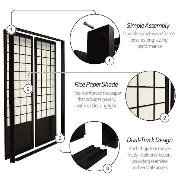 Shoji32r様 Amazon.com: Red Lantern 6 ft. Tall Window Pane Shoji Screen