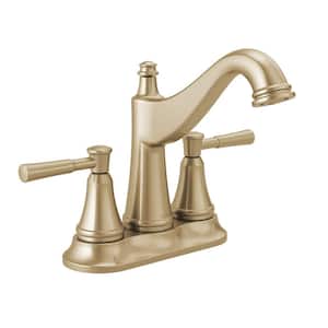 Mylan 4 in. Centerset 2-Handle Bathroom Faucet in Champagne Bronze