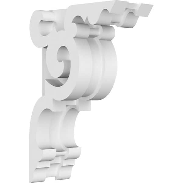 Ekena Millwork 1-7/8 in. x 6 in. x 4 in. PVC Benson Corbel