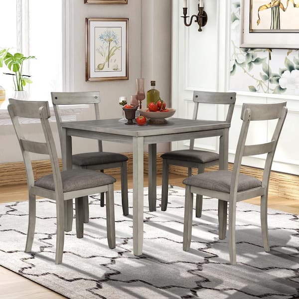 Light Grey Dining Table Set, What Dining Table Goes With Grey Flooring