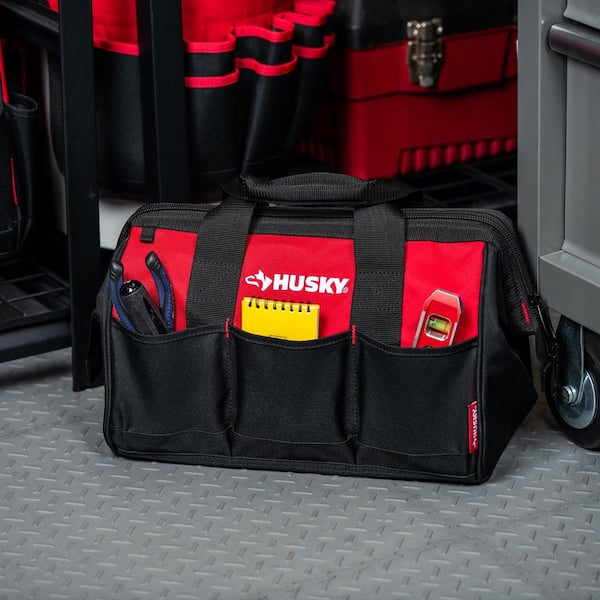 Husky 12 in. and 15 in. Tool Bag Combo HD61215-TH - The Home Depot