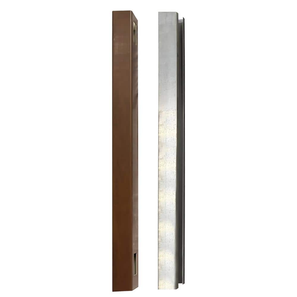5 in. x 5 in. x 8 ft. Woodgrain Vinyl Hickory Fence Post with Aluminum Insert price history on PriceWatchPro