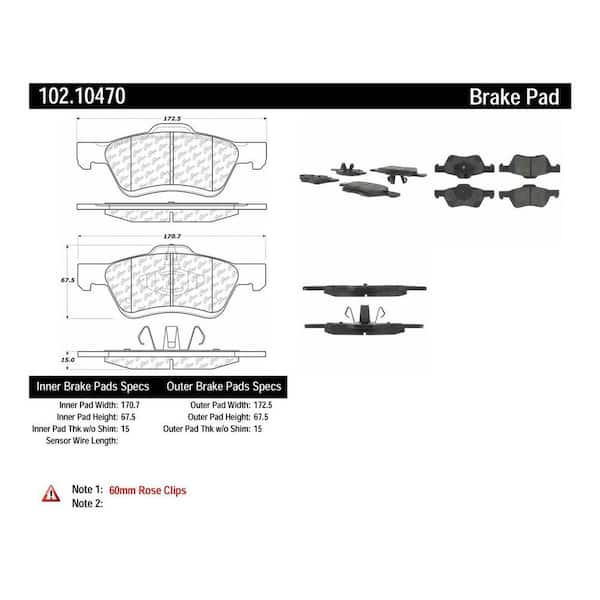 Centric Parts Disc Brake Pad Set