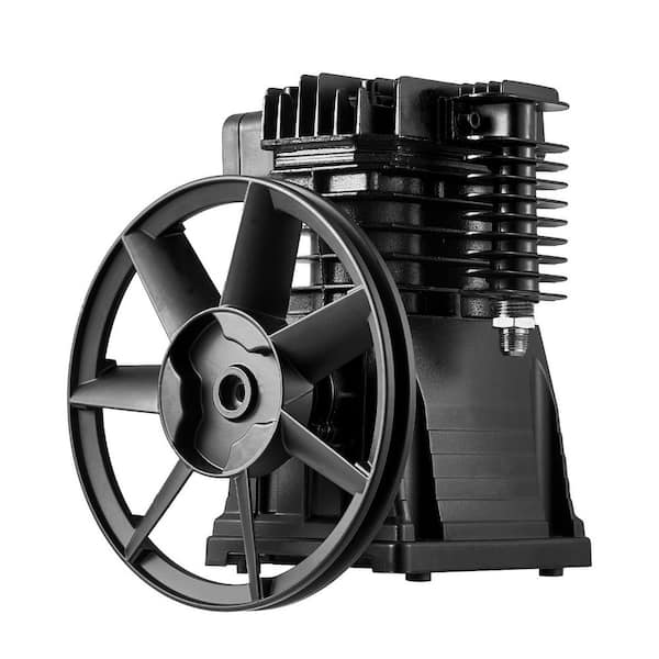 Air Compressor Pump Head, 3HP 5. 8CFM @ 90PSI, Twin Cylinder Oil Lubricated Air Compressor Piston Pump Head