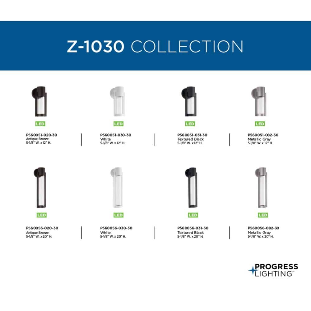 Satin White Architectural LED Outdoor Sconce with Clear Glass Diffuser
