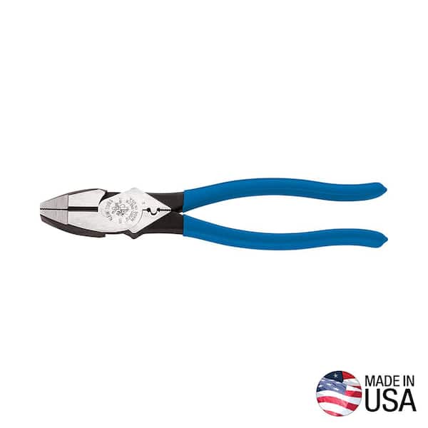 Klein Tools 9 in. Heavy Duty Side Cutting Crimping Pliers