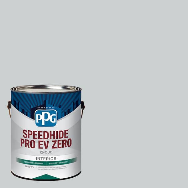 PPG Speedhide Pro EV Zero 1 gal. PPG1039-1 Ghost Whisperer Eggshell Interior Paint
