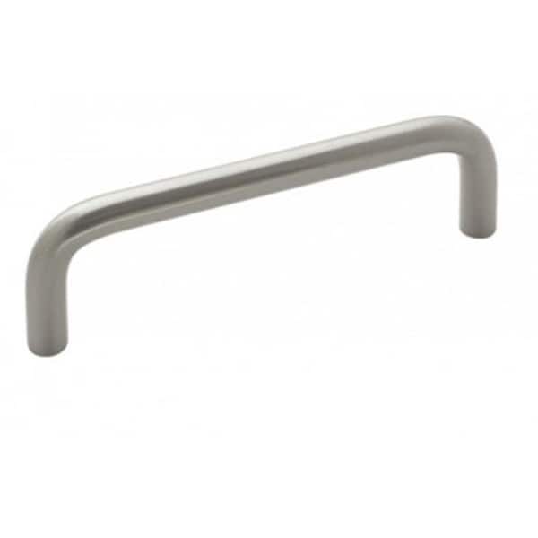 Wire Pulls 3-1/2 in. (89 mm) Modern Satin Nickel Arch Cabinet Pull