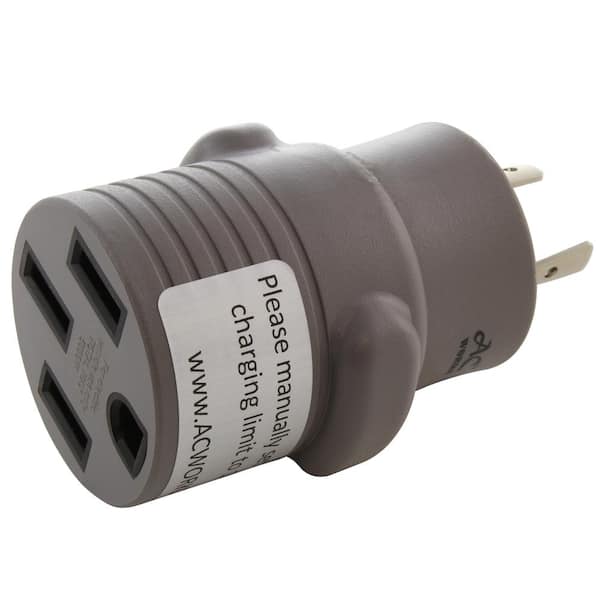 Electric Vehicle Charging Adapter for Tesla Use (20 Amp 250-Volt L6-20 Locking Plug to Tesla)