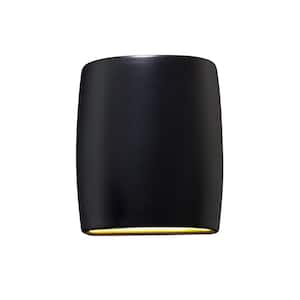 Ambiance 1-Light Carbon Matte Black Wall Sconce