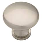 Classic Round 1-3/4 in. (45 mm) Satin Nickel Oversized Solid Cabinet Knob