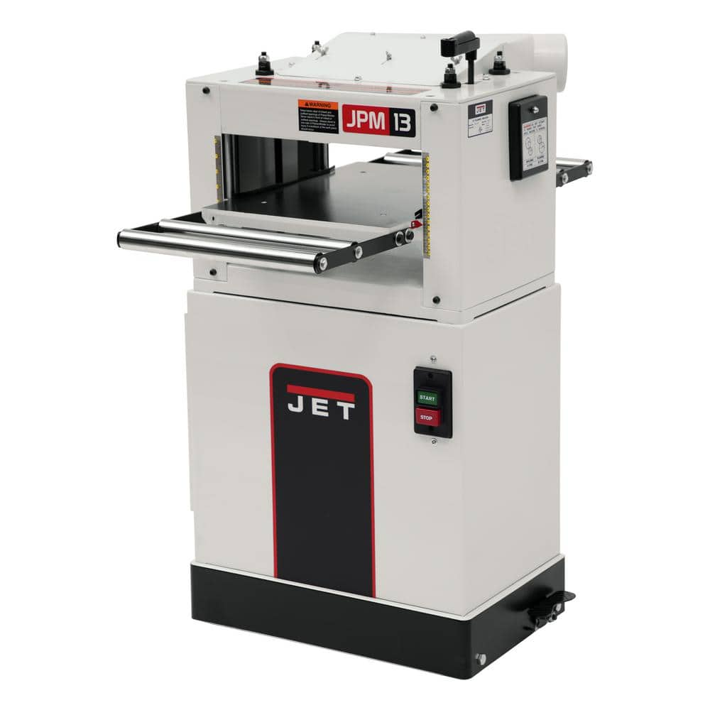 Jet 115/230-Volt JPM-13CS 1.5 HP 13 in. Woodworking CS Planer and Molder Combination Machine with Closed Stand