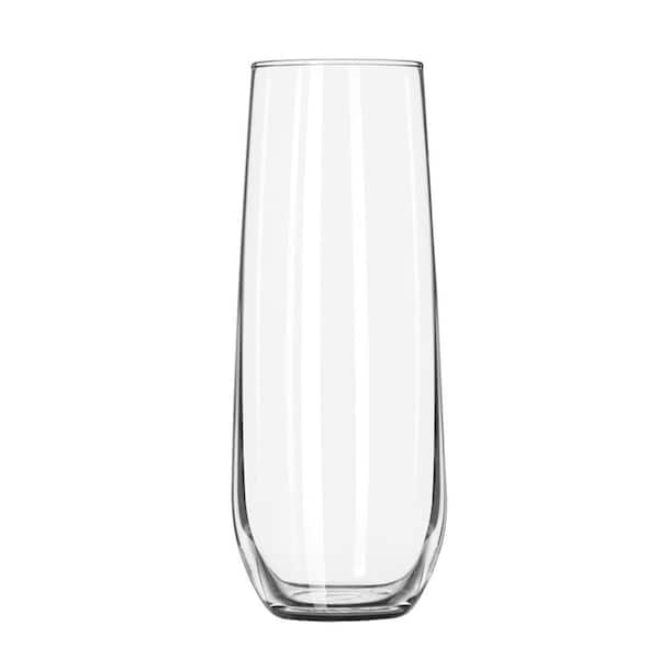 Libbey 8.5 oz. Vina Stemless Flute Glass in Clear (Set of 12)