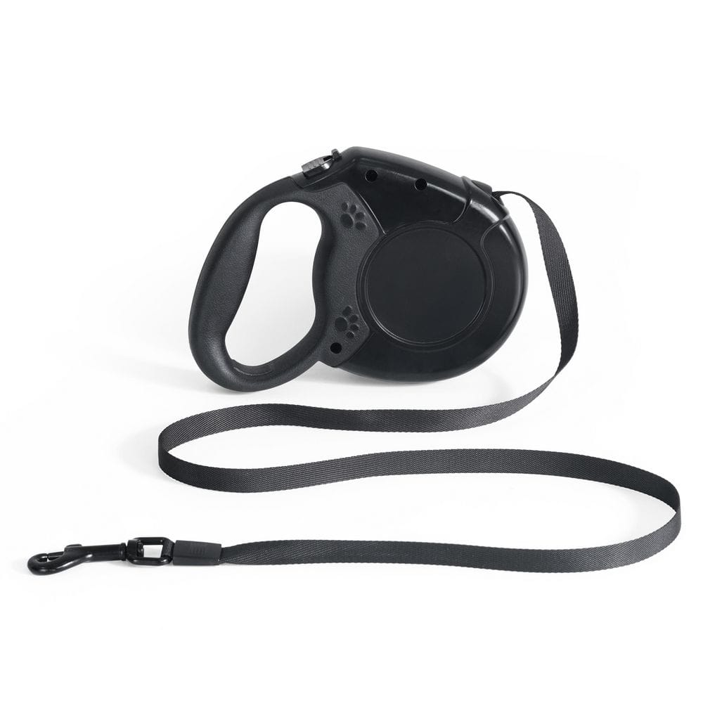 197.6 in. Nylon No Noise Retractable Dog Leash with Anti-Slip Handle
