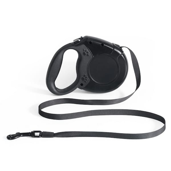 BOWHAUS 197.6 in. Nylon No Noise Retractable Dog Leash with Anti-Slip Handle