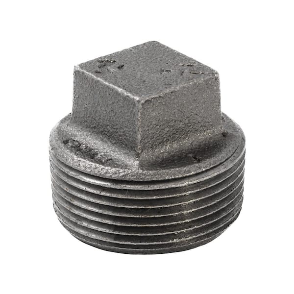 Southland 1-1/4 in. Black Malleable Iron Plug Fitting