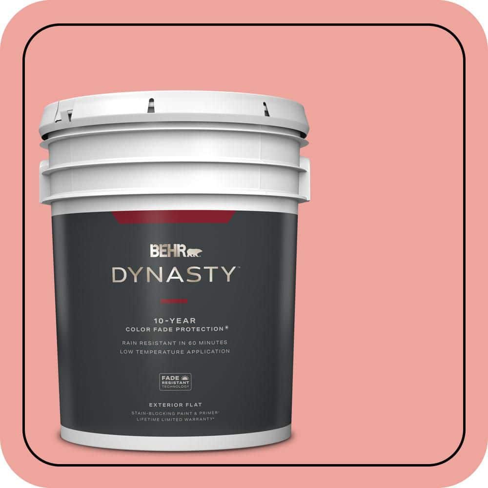 5 gal. #160B-4 Modestly Peach Flat Exterior Stain-Blocking Paint & Primer price history on PriceWatchPro