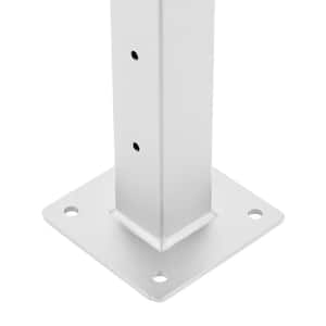 6 ft. Deck Cable Railing, 36 in. Base Mount, White