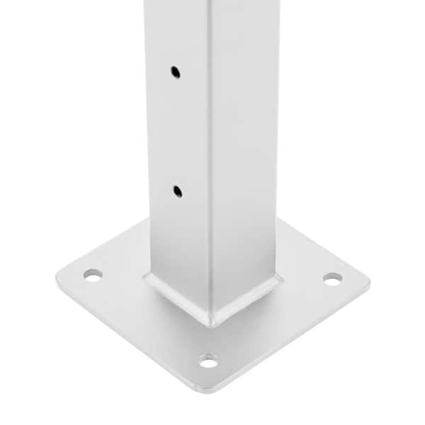 6 ft. Deck Cable Railing, 36 in. Base Mount, White