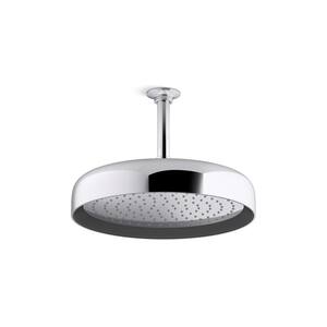Statement Round 1-Spray Patterns 1.75 GPM 12 in. Ceiling Mount Rainhead Fixed Shower Head in Vibrant Brushed Bronze