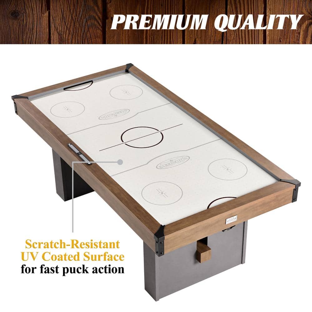Barrington 7' Urban Air Hockey Table with Faux Concrete Legs