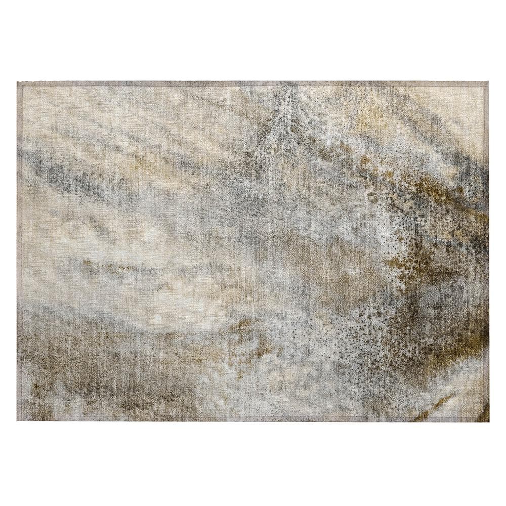 Chantille ACN505 Beige 1 ft. 8 in. x 2 ft. 6 in. Machine Washable Indoor/Ou