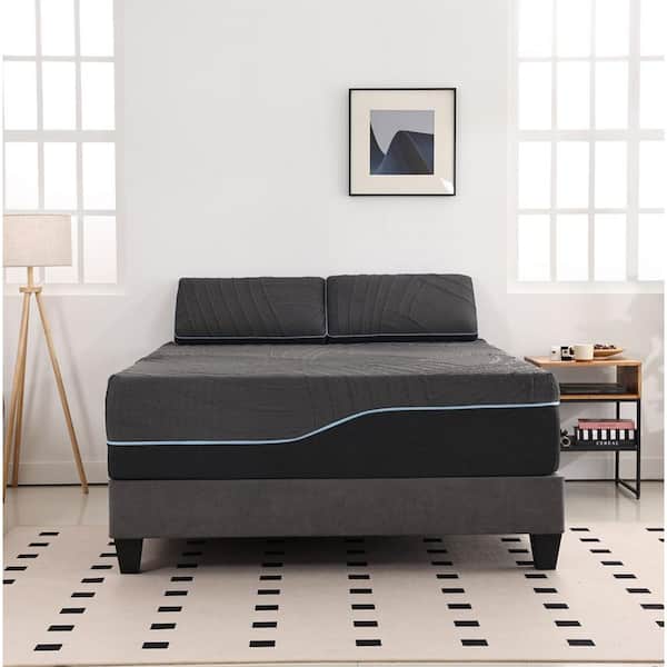 MLILY Ego Platinum California King Medium Copper Gel Memory Foam 14 in. Bed-in-a-Box Mattress