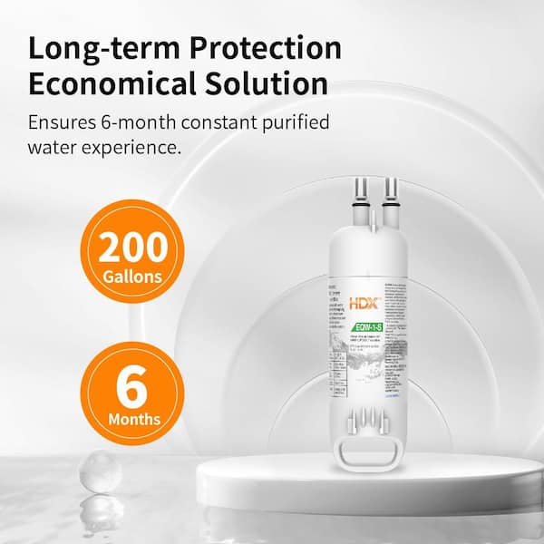 HDX HDX EQW-1-S Standard Refrigerator Water Filter Replacement For