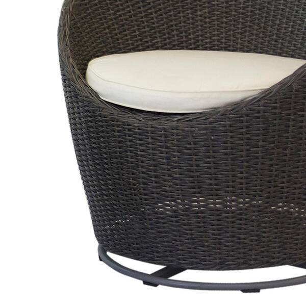 wicker barrel bistro set