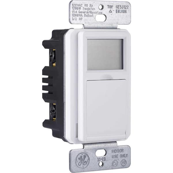 GE 7-Day Programmable Indoor/Outdoor In-Wall Digital Timer 32787