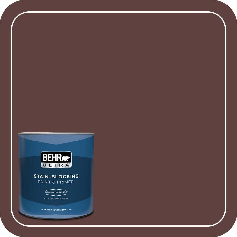 1 qt. #BXC-21 Chicory Root Extra Durable Satin Enamel Interior Paint & Primer product image for price tracking