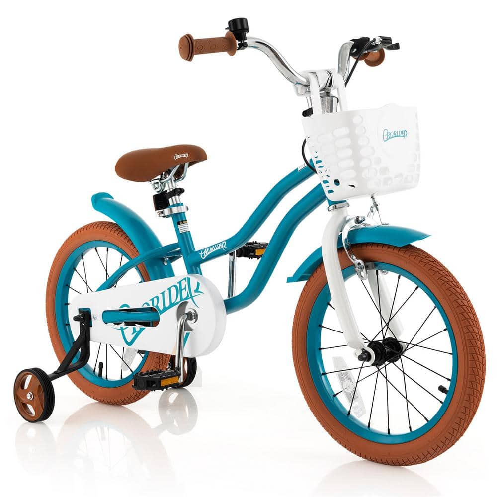 16 in. Kids Bike Toddler Adjustable Bicycle withTraining Wheel for 4-Years to 8-Years Old Girl Green price history on PriceWatchPro